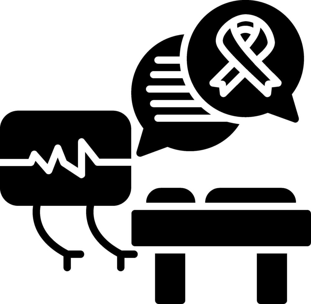 Communication Glyph Icon vector