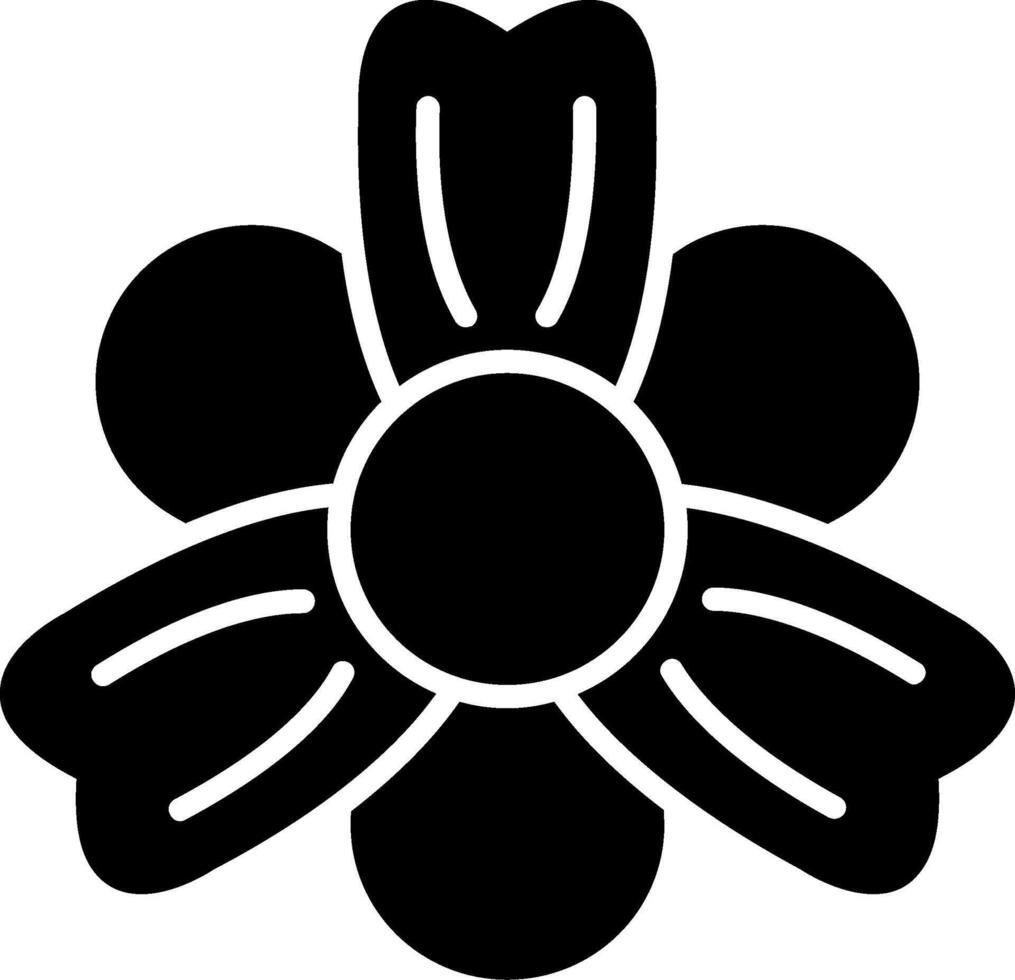 Freesia Glyph Icon vector