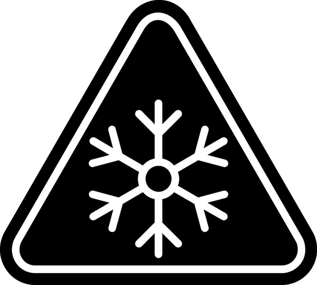 Ice Glyph Icon vector