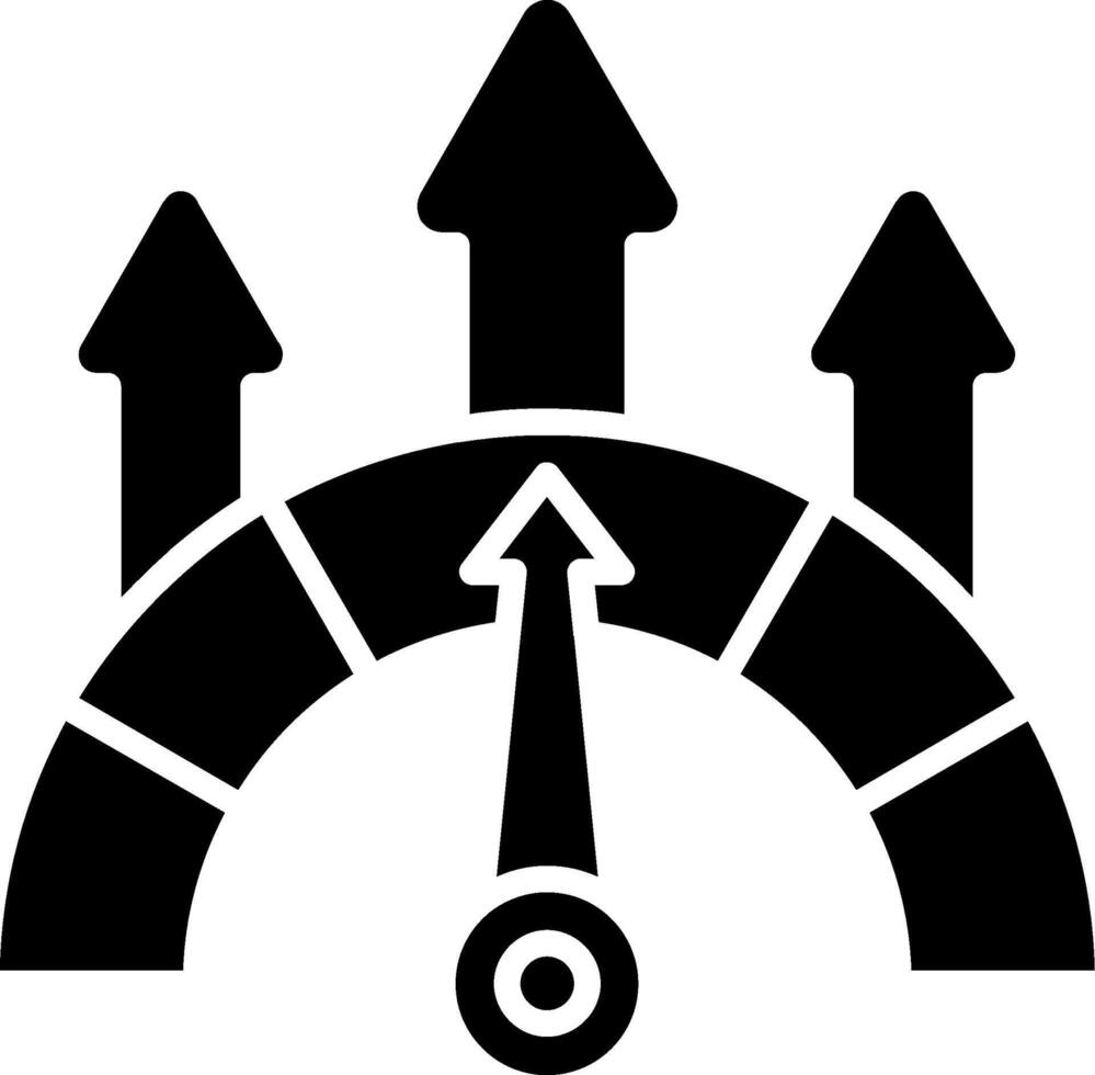 Performance Glyph Icon vector
