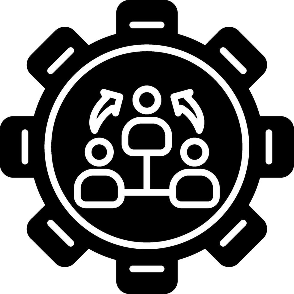 Organization Glyph Icon vector