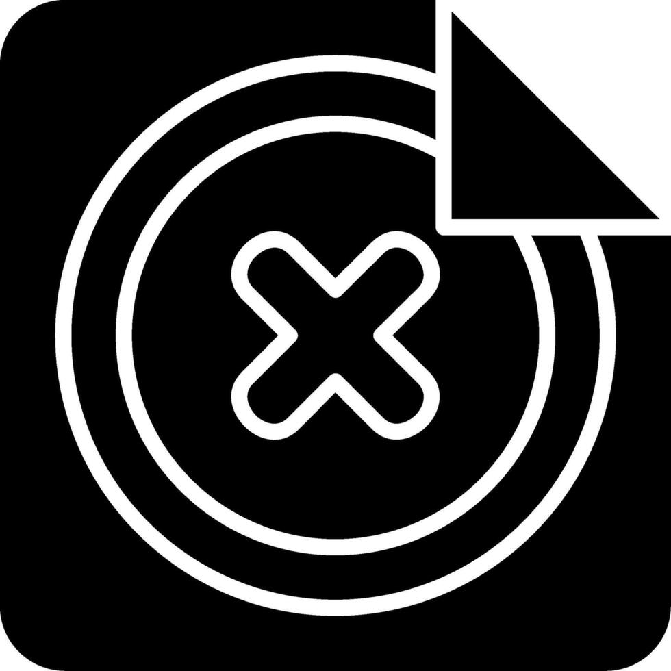 Page Glyph Icon vector
