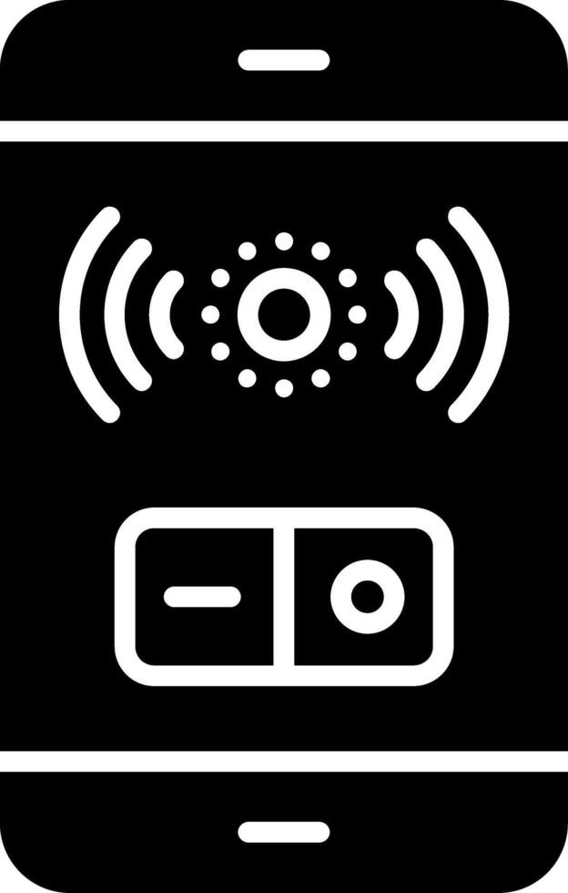 Ambient Sensor Glyph Icon vector