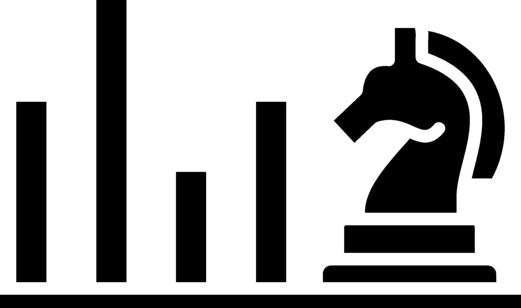 Strategy Glyph Icon vector