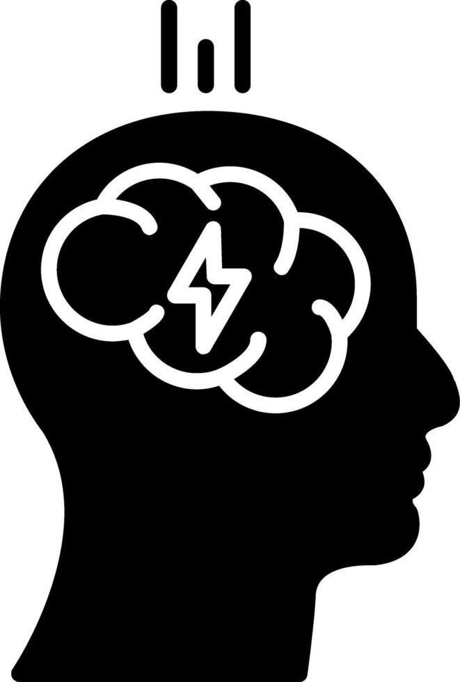 Stroke Glyph Icon vector