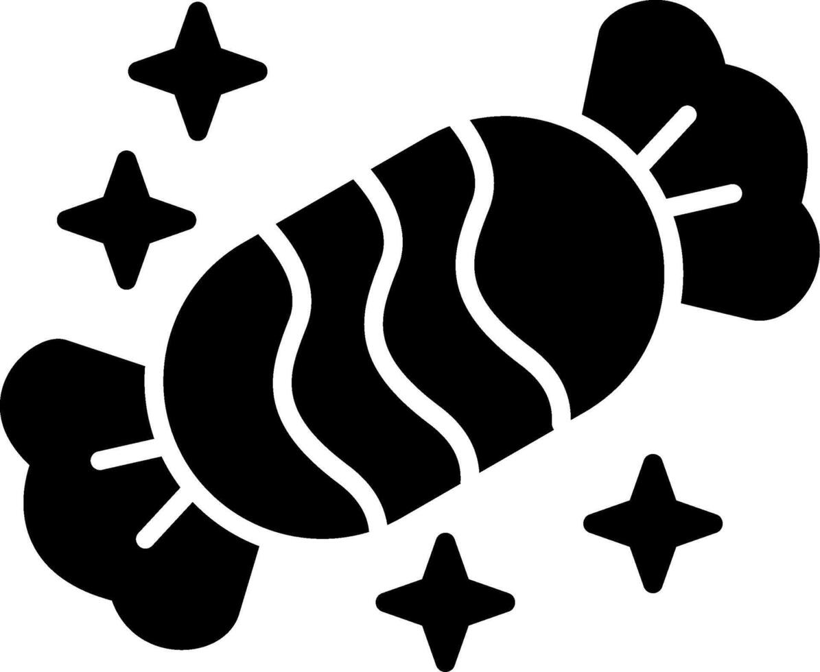Candy Glyph Icon vector
