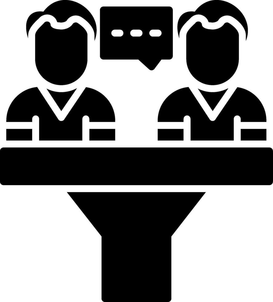 Conversion Glyph Icon vector
