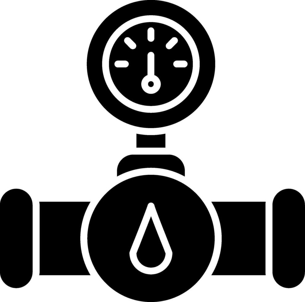 Valve Glyph Icon vector