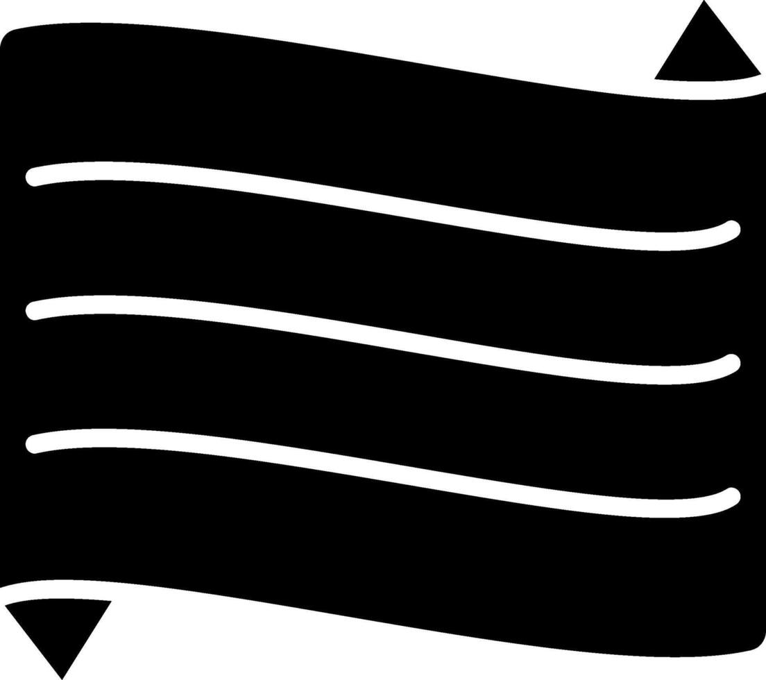 Banner Glyph Icon vector