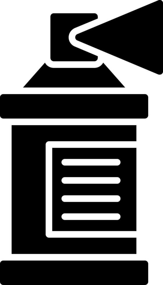 Paint Spray Glyph Icon vector