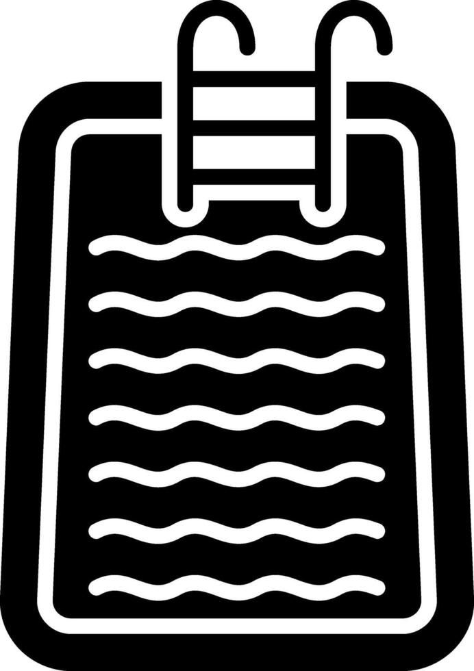 Swimming Pool Glyph Icon vector