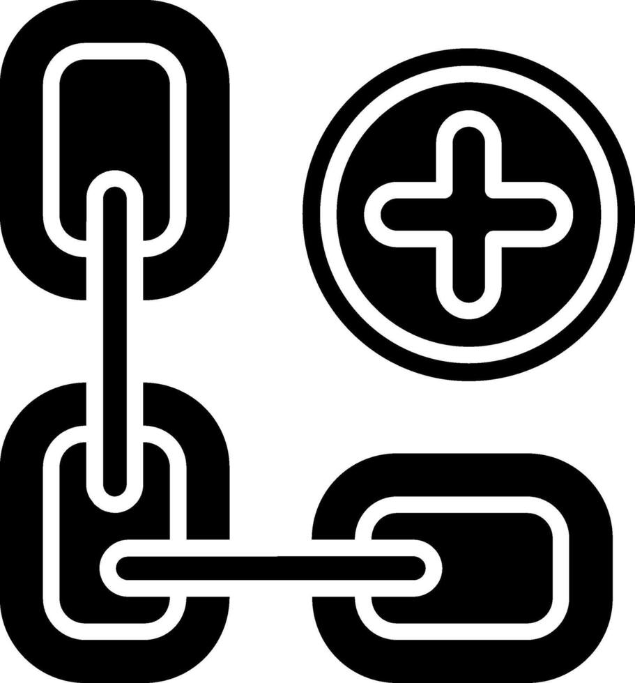 Add Glyph Icon vector