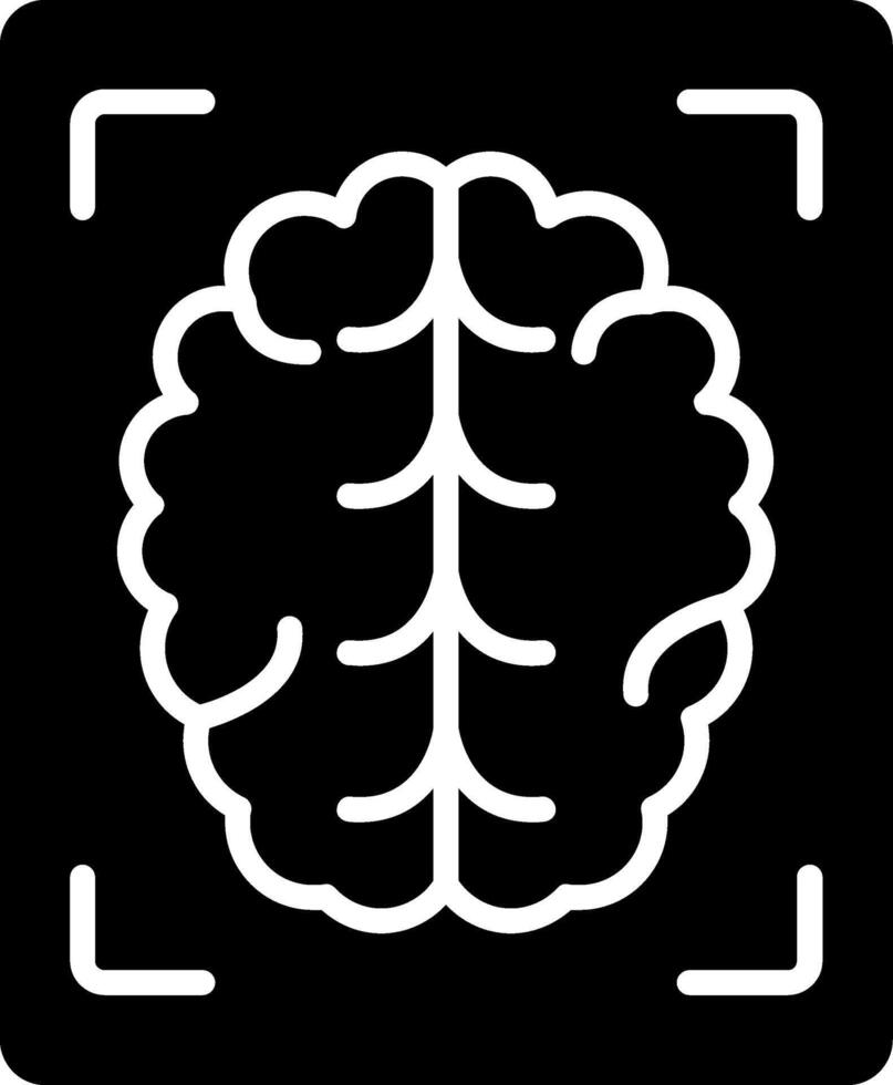 X Rays Glyph Icon vector