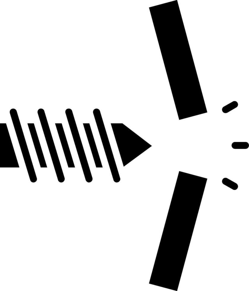 Breakthrough Glyph Icon vector