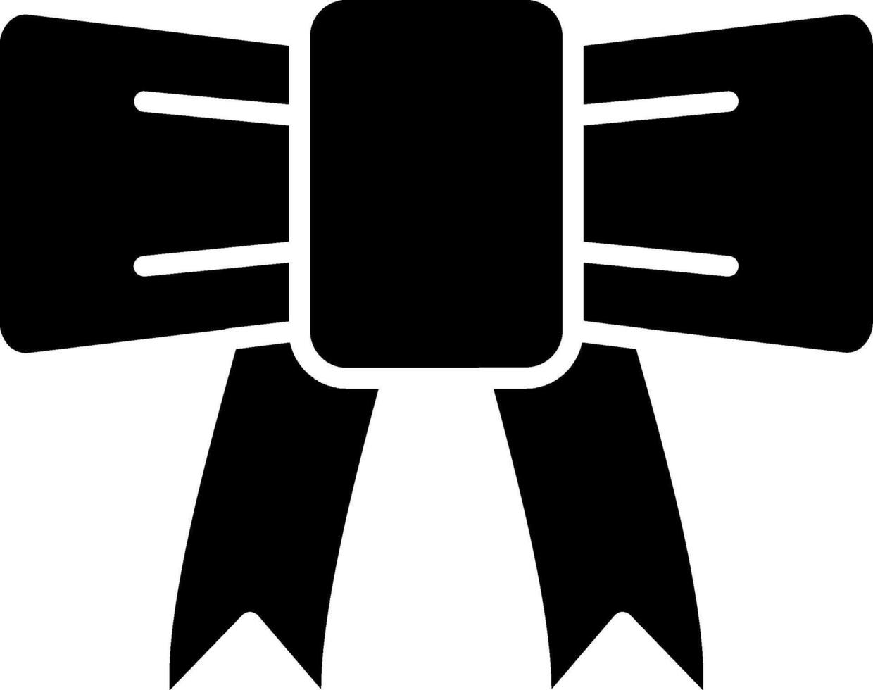 Bow Glyph Icon vector