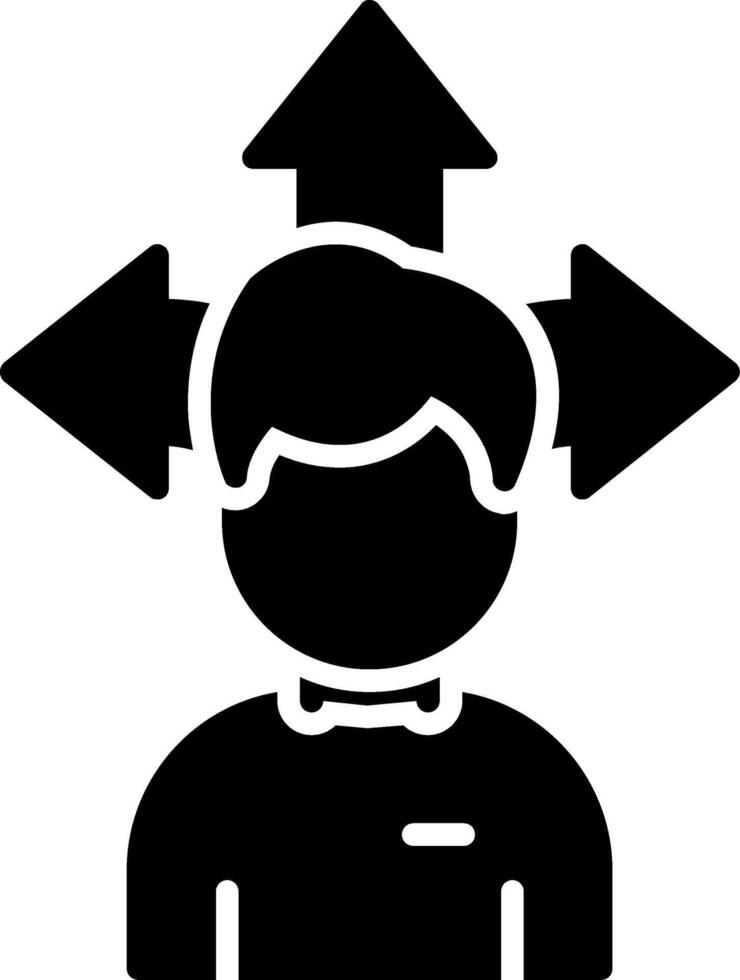Flexibility Glyph Icon vector