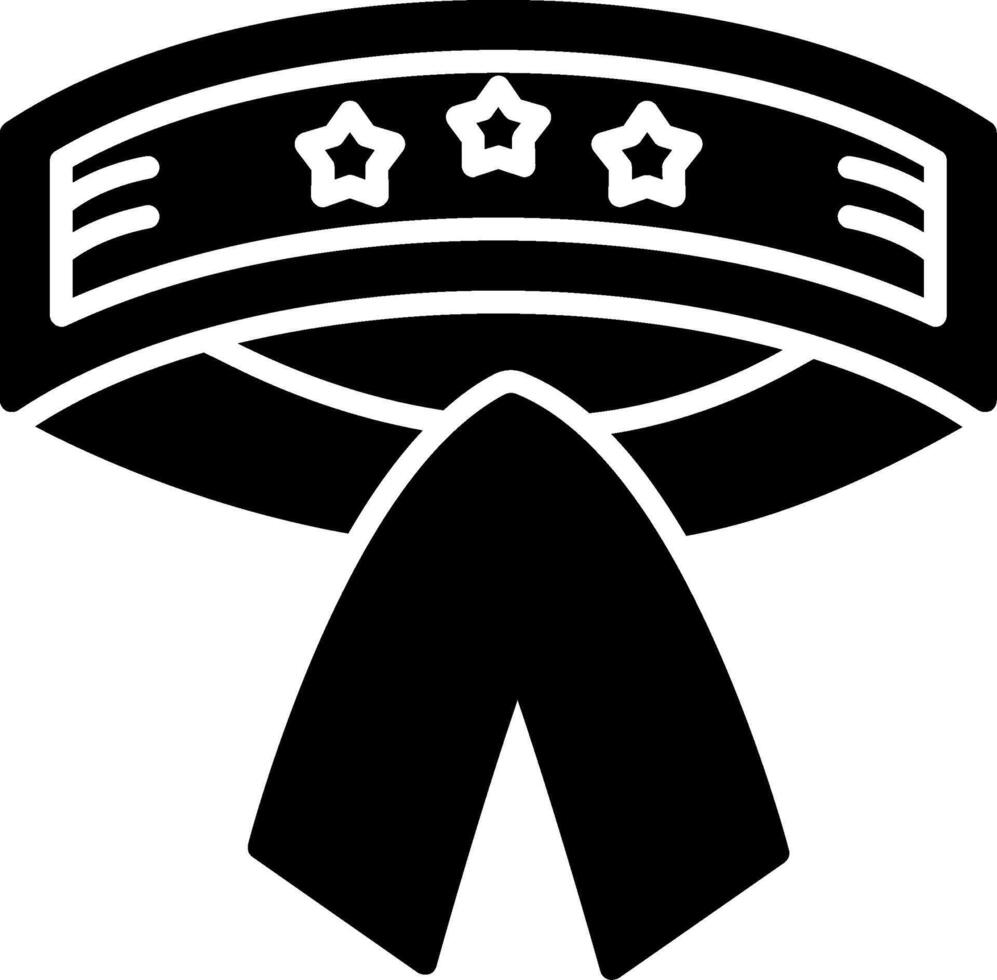 Headband Glyph Icon vector