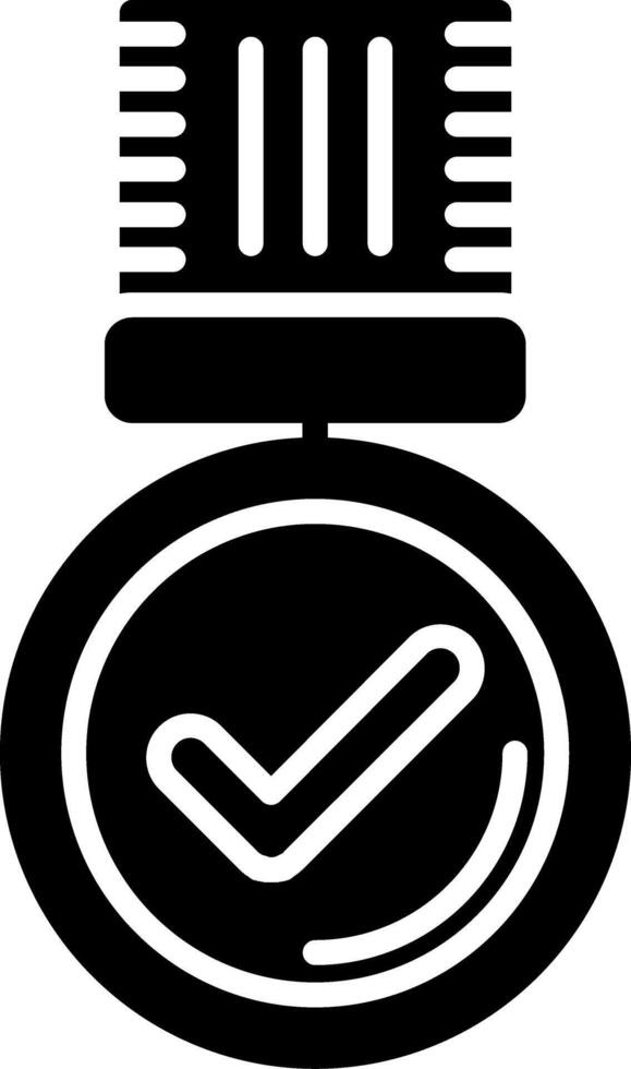 Medal Glyph Icon vector
