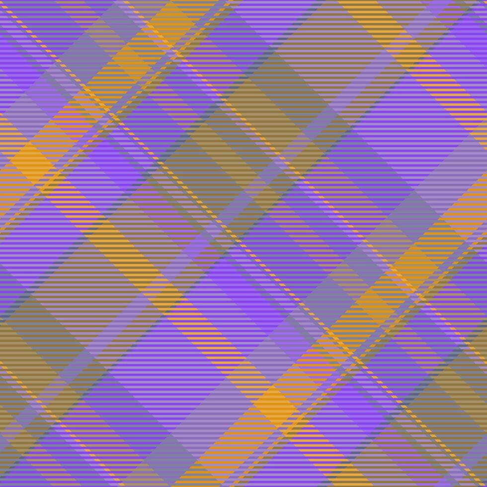 Tone tartan pattern check, proud plaid seamless. Multi texture textile background fabric in pastel and amber colors. vector