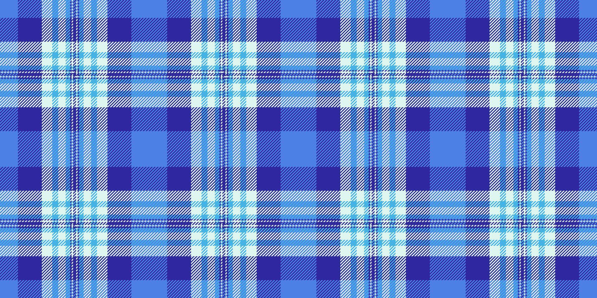 Occupation background tartan , track pattern texture plaid. Bedding check textile seamless fabric in indigo and light colors. vector