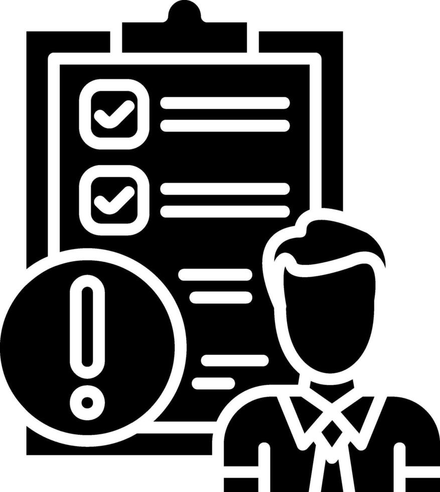 Owner Glyph Icon vector