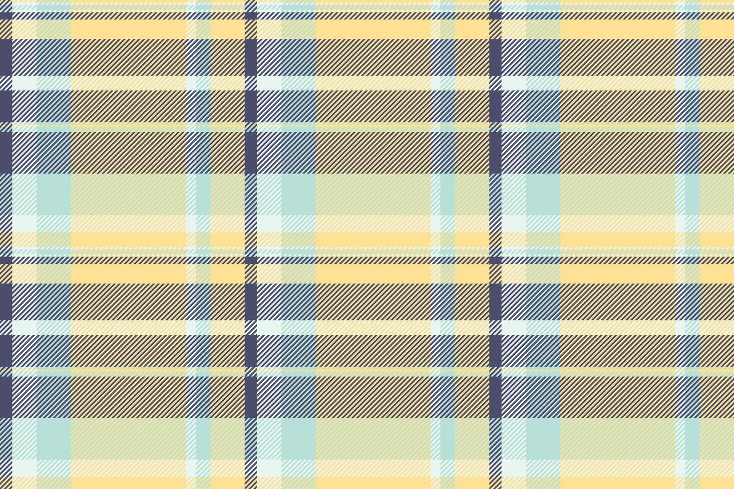 Celebrate plaid tartan background, oriental seamless texture check. Beautiful textile fabric pattern in amber and blue colors. vector