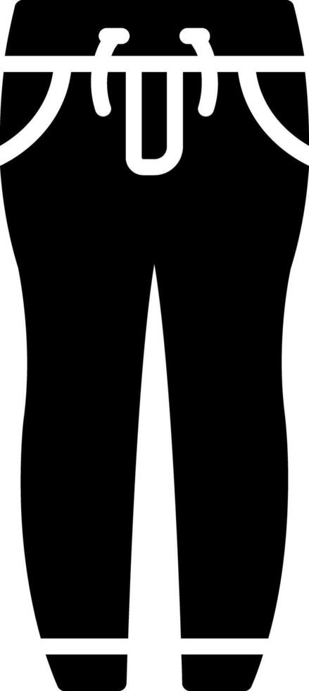 Pant Glyph Icon vector