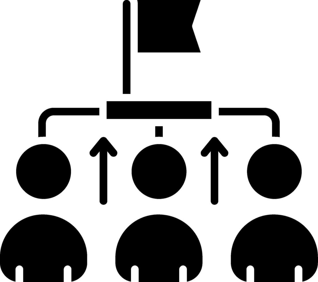 Competitive Glyph Icon vector