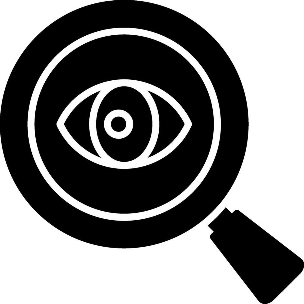 Preview Glyph Icon vector
