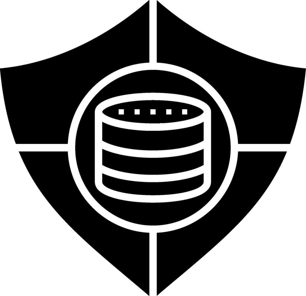 Security Glyph Icon vector