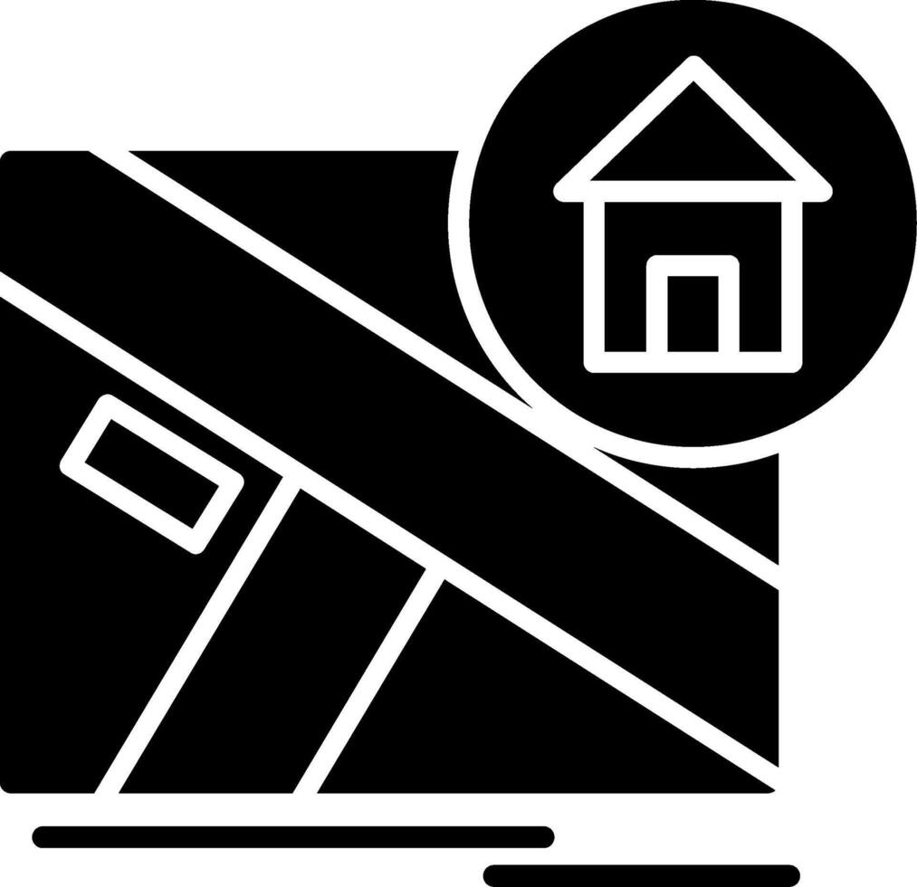 Home Glyph Icon vector