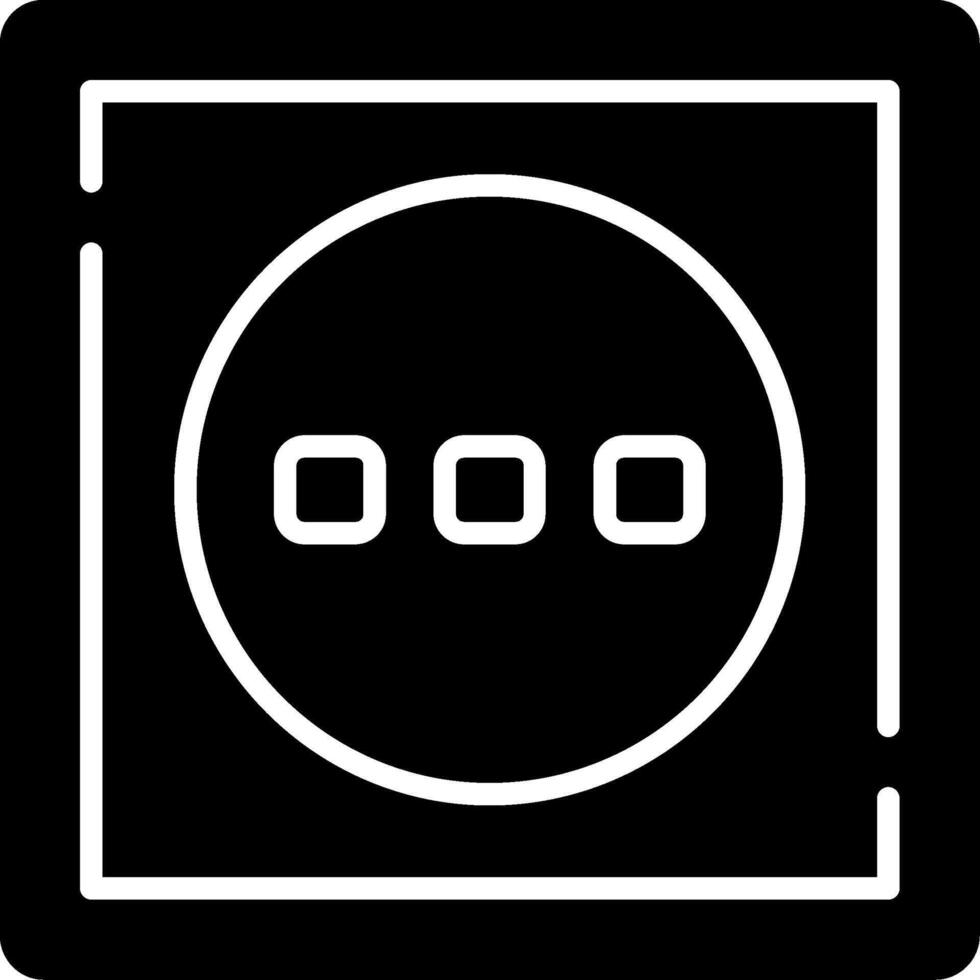 More Glyph Icon vector