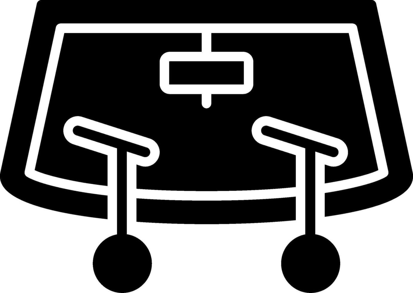 Wiper Glyph Icon vector