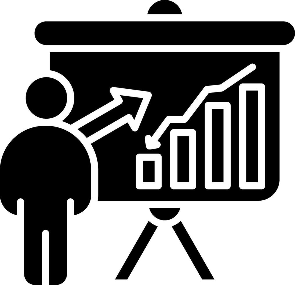 Training Glyph Icon vector