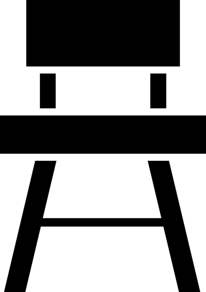 Bar Stool Glyph Icon vector