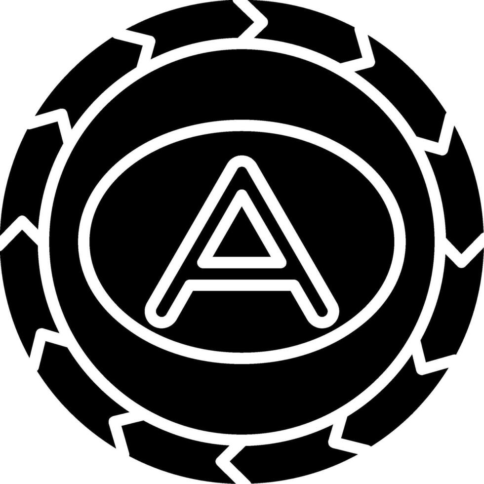 Attribute Glyph Icon vector