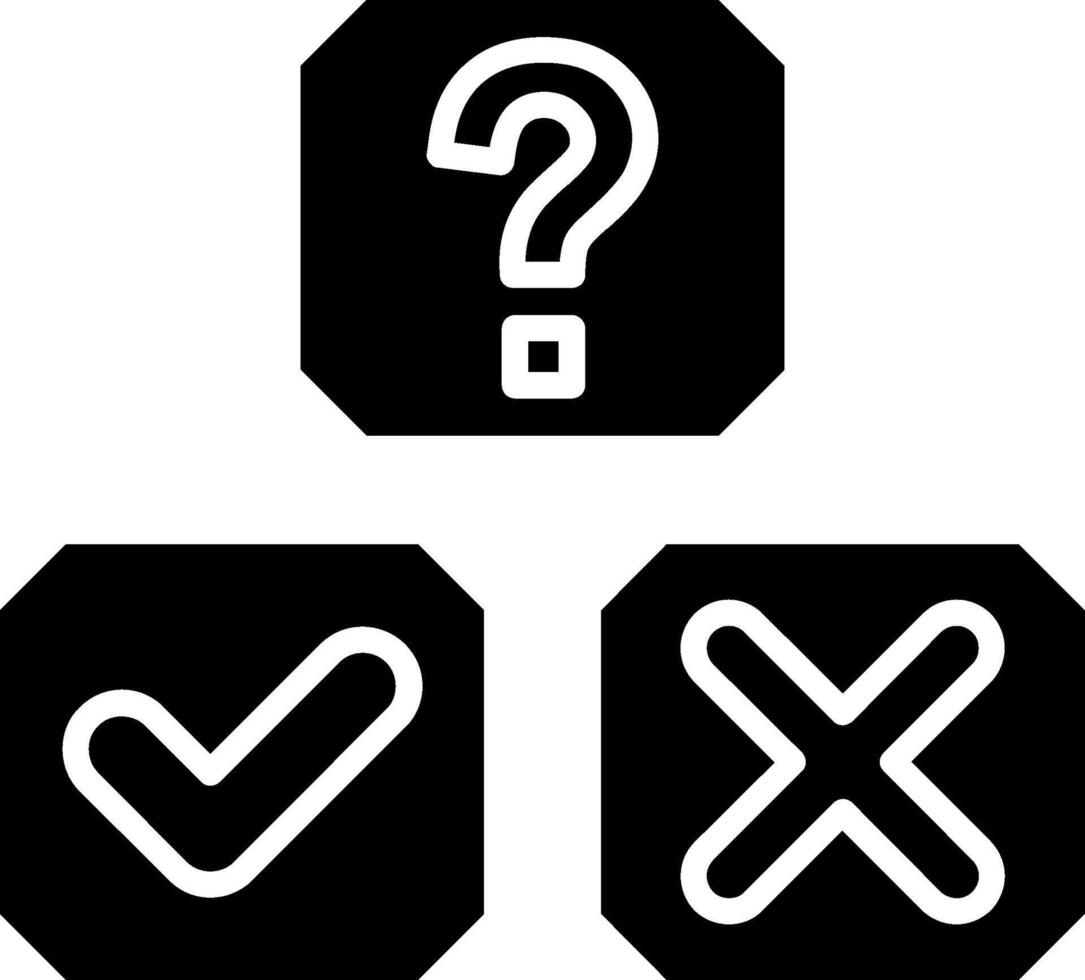 Block Glyph Icon vector