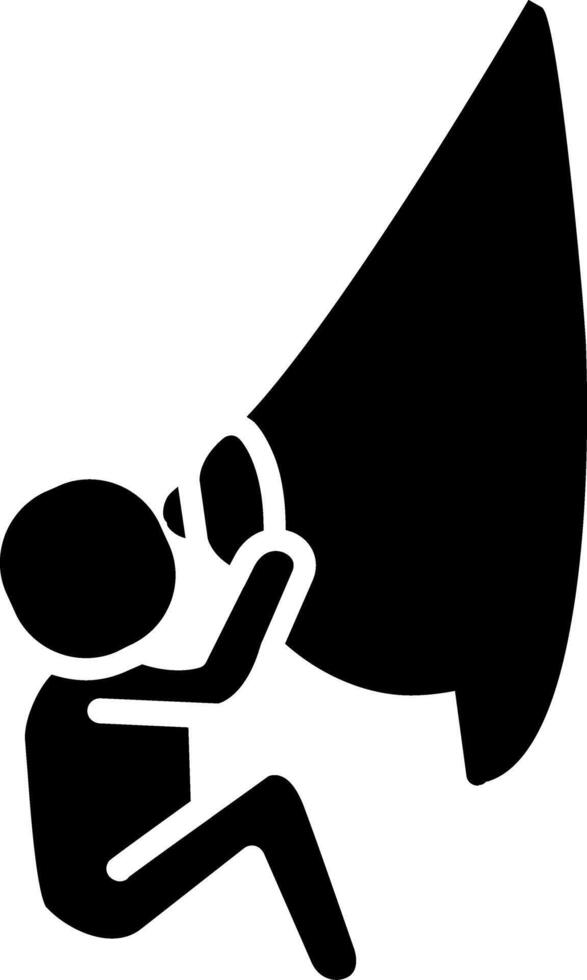 Breast Glyph Icon vector