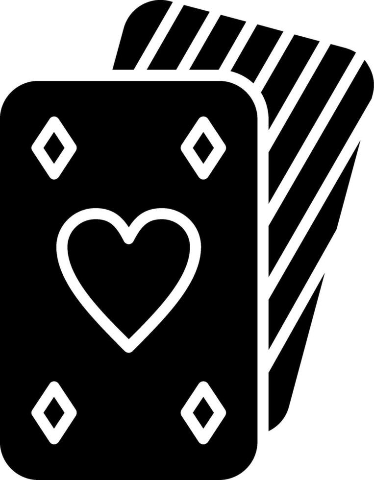 Card Glyph Icon vector