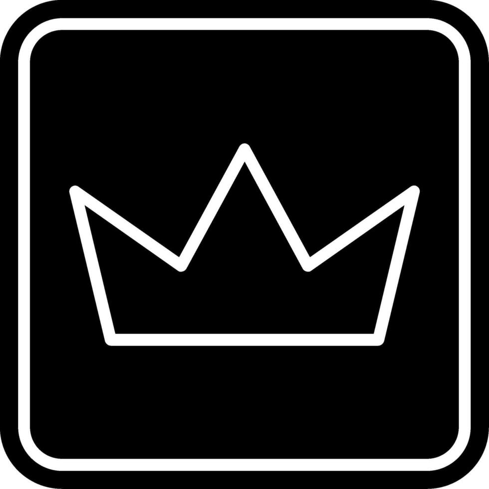 Crown Glyph Icon vector