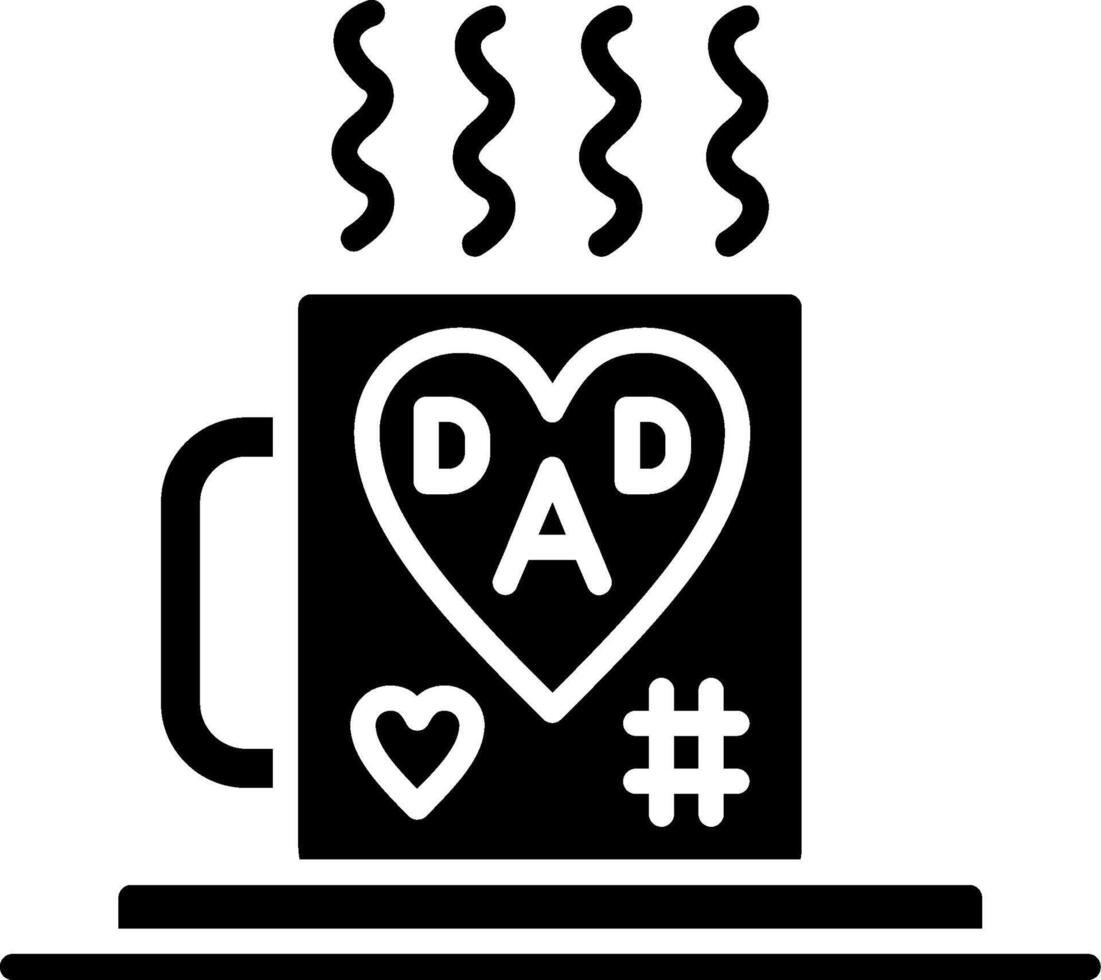 Cup Glyph Icon vector