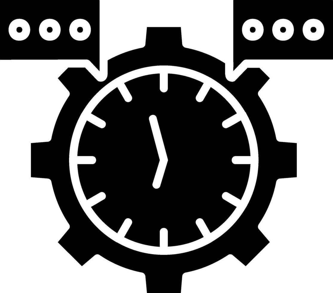 Comment Glyph Icon vector