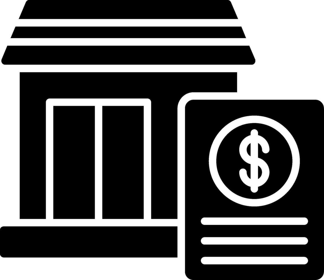 Real Estate Glyph Icon vector