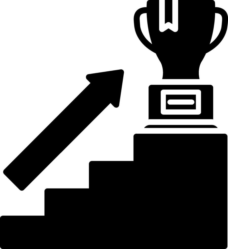 Successful Glyph Icon vector