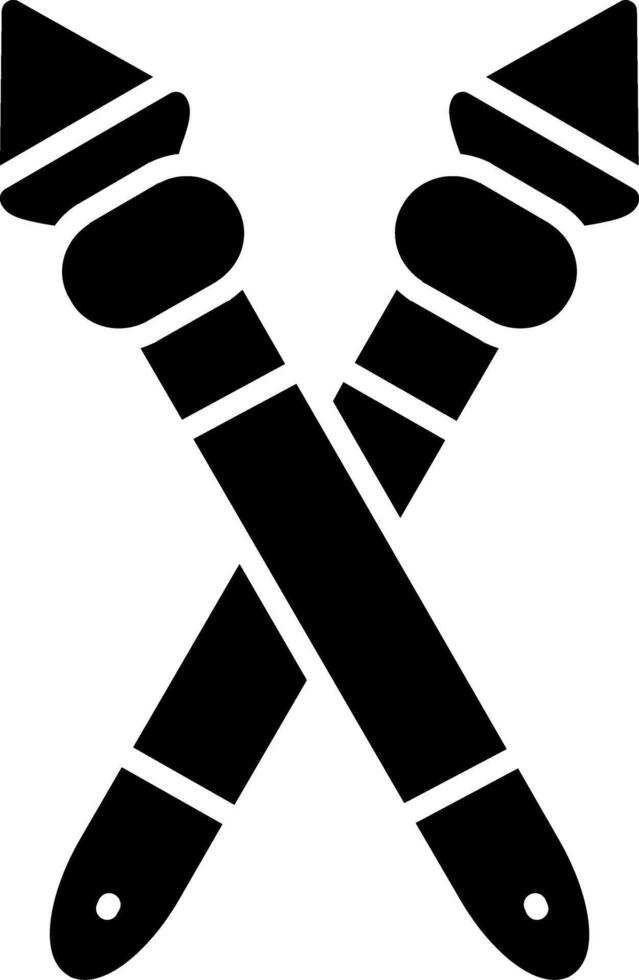 Spear Glyph Icon vector