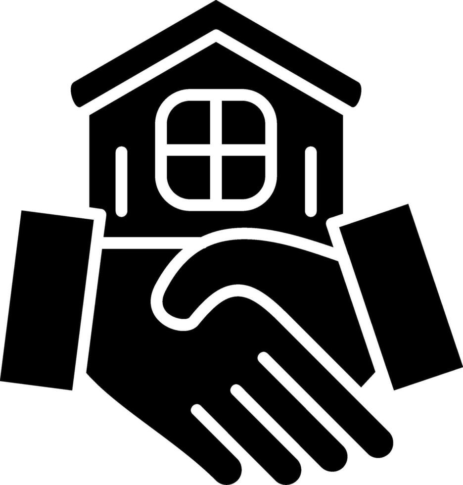 Agreement Glyph Icon vector