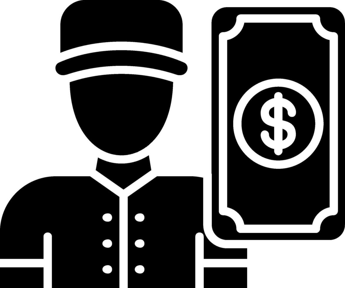Businessman Glyph Icon vector
