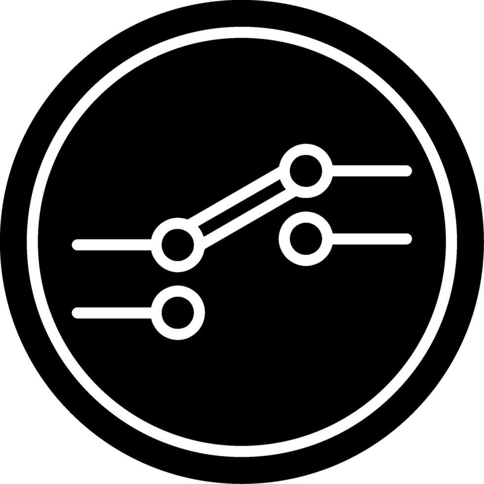Changeover Glyph Icon vector