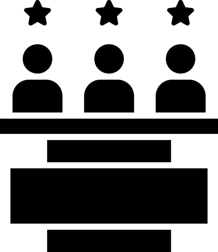 Expert Glyph Icon vector