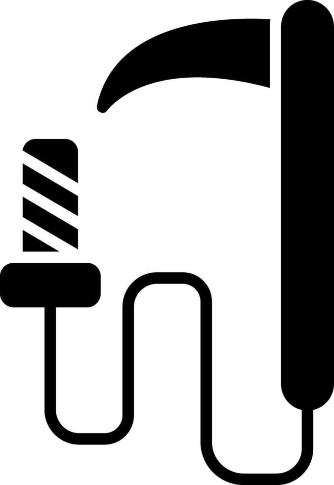 Kusarigama Glyph Icon vector